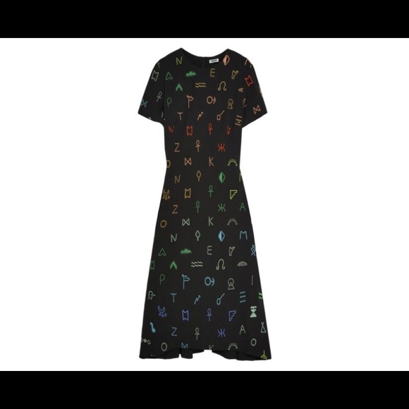 Kenzo symbol embroidered dress